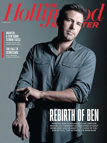 Бен Аффлек в The Hollywood Reporter