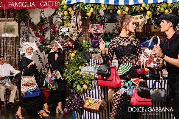 Рекламная кампания весенне-летней коллекции Dolce & Gabbana