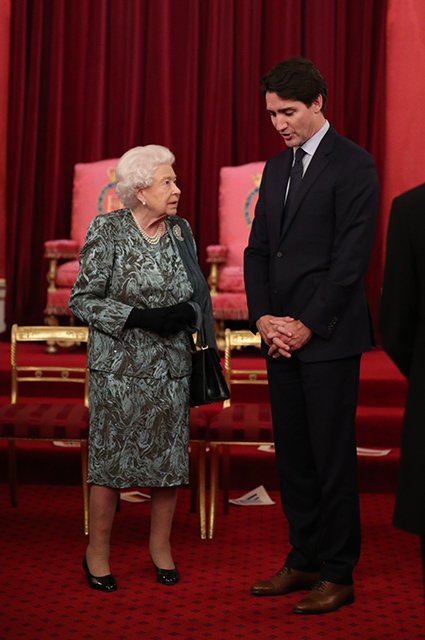 Королева Елизавета II и Джастин Трюдо