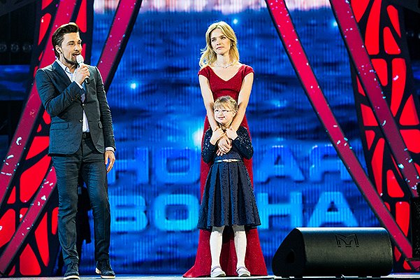 Дима Билан, Наталья Водянова и Ника, ставшая героиней клипа на песню 