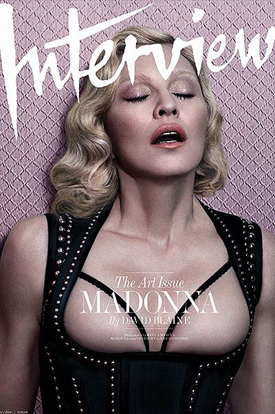 Мадонна на обложке Interview Magazine