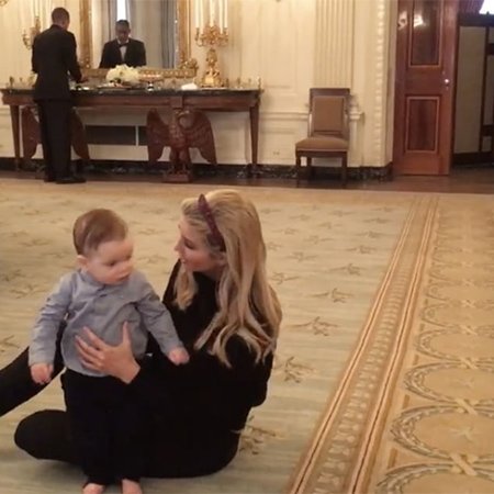 Иванка Трамп с сыном Тео