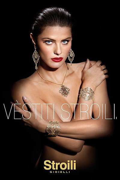 Изабели Фонтана в рекламной кампании итальянского ювелирного бренда