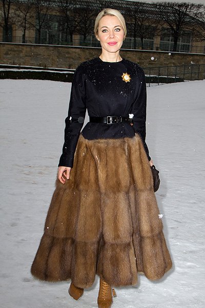 ульяна сергеенко на показе dior haute couture 2013
