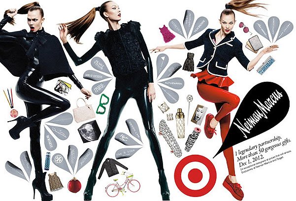 Карли Клосс в рекламном видео Neiman Marcus Target