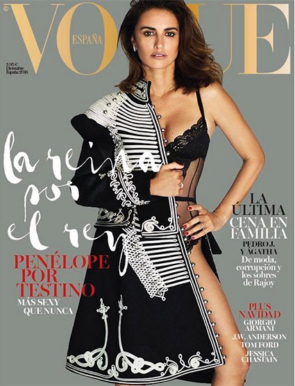 Пенелопа Крус на обложке Vogue Испания
