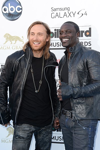 Дэвид Гетта и Akon на Billboard Music Awards-2013