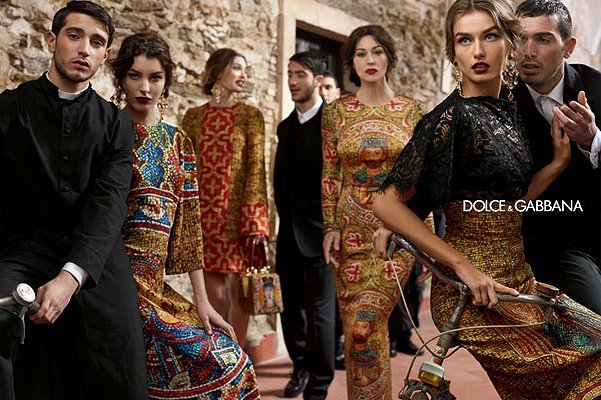 Кадры из рекламной кампании Dolcе&Gabbana осень-зима 2013-2014