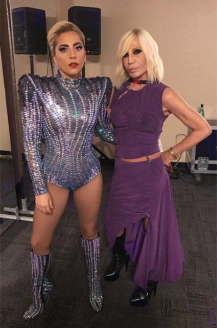 Леди Гага и Донателла Версаче