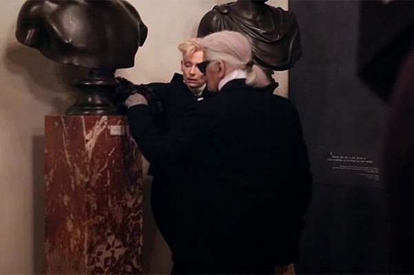 Тильда Суинтон на съемках рекламной кампании коллекции Chanel Paris - Edimbourg