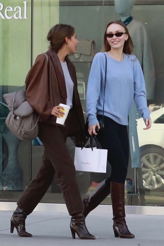 Lily Rose Depp: Shopping in West Hollywood -04