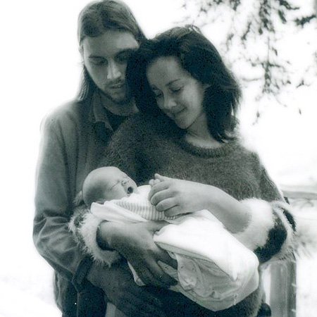 Джена Мэлоун и Итан ДеЛоренцо с новорожденным сыном