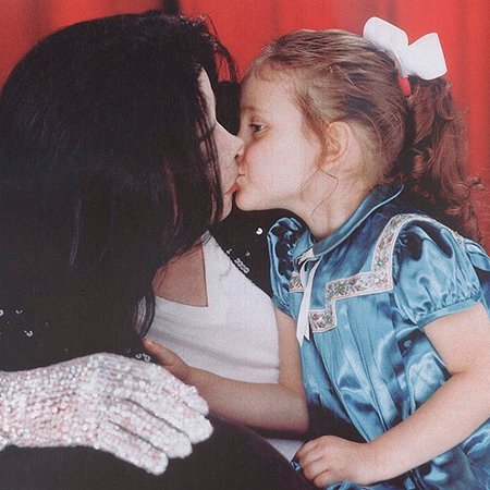 Майкл Джексон с дочерью Пэрис