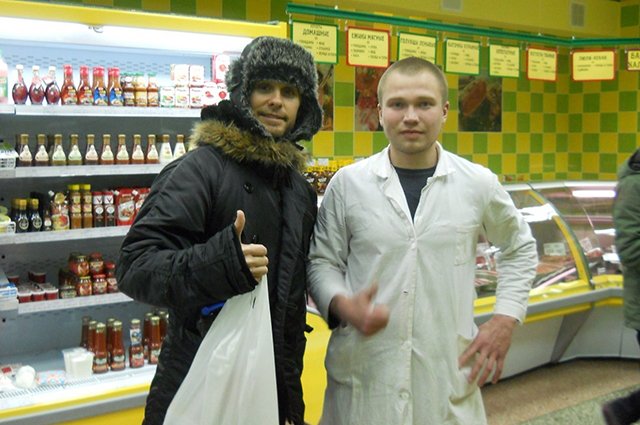Джаред Лето с российским поклонником