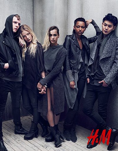 эллис деллал в рекламной кампании H&M