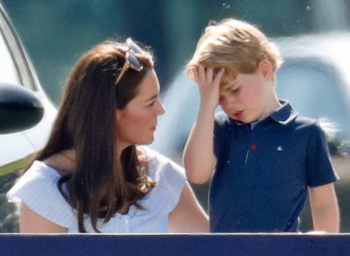 Кейт Миддлтон с сыном принцем Джорджем