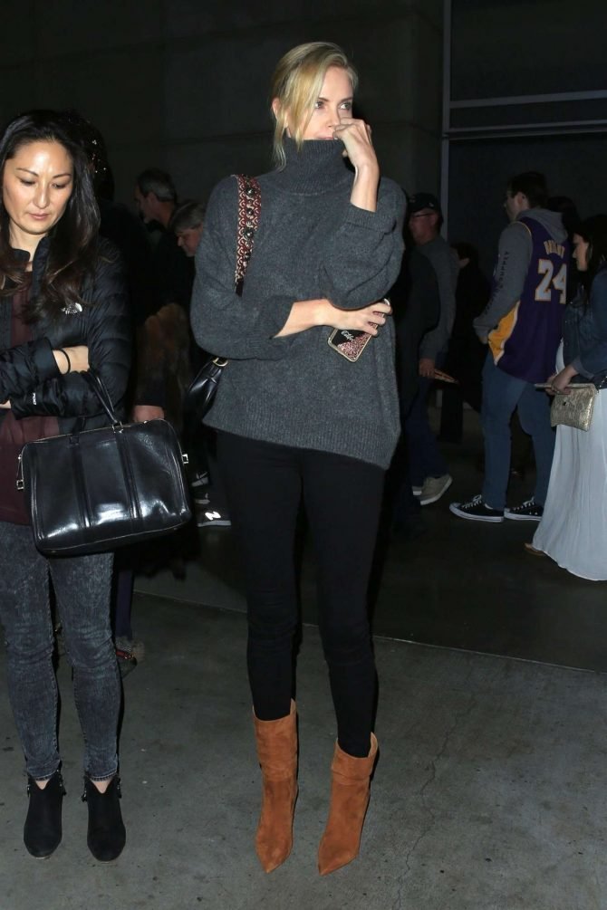 Charlize Theron: Night out in Los Angeles -01