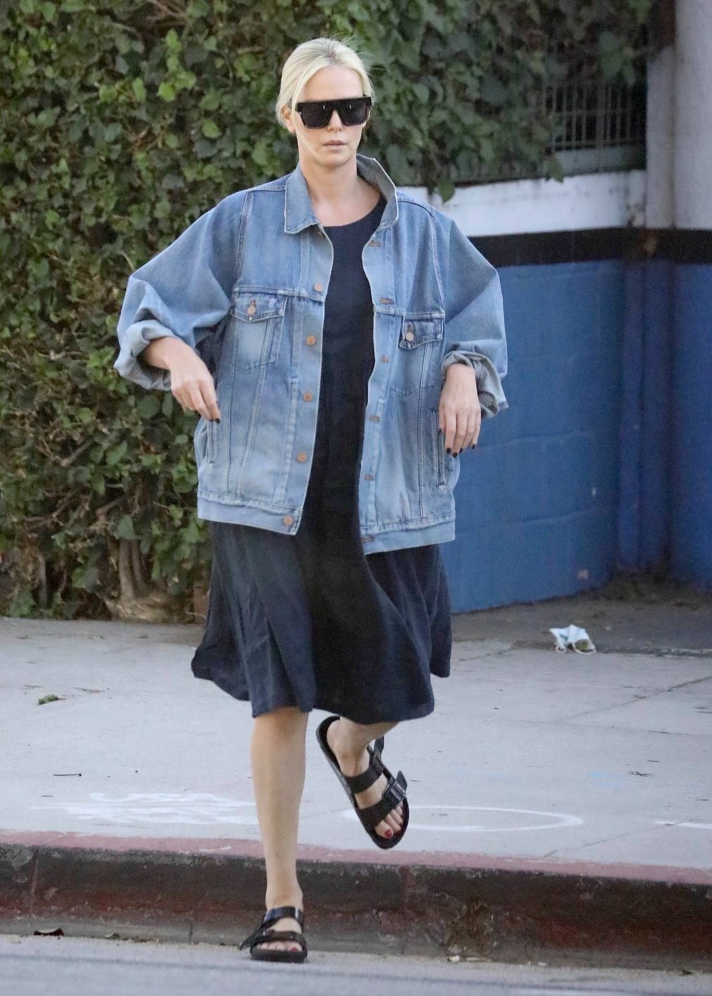 Charlize Theron 2021 : Charlize Theron – Seen after visiting Creature Effects manufacturer in Los Angeles-03