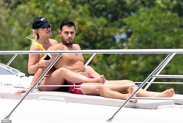 Britney Spears: Bikini candids on a Yacht in Miami -02