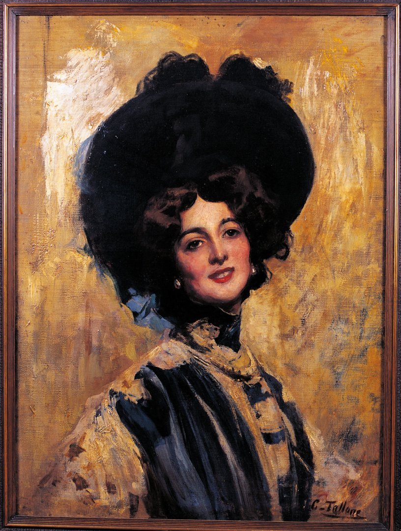 Cesare Tallone nutapytas Linos Cavalieri portretas (apie 1905 m.) |  NUOTRAUKA | 15min.lt