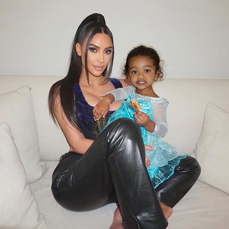Ким Кардашьян с дочерью Чикаго