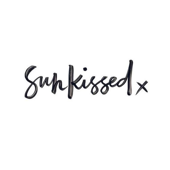 sunkissed lettering by Bree McDonald