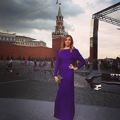 Светлана Бондарчук на показе Christian Dior в Москве