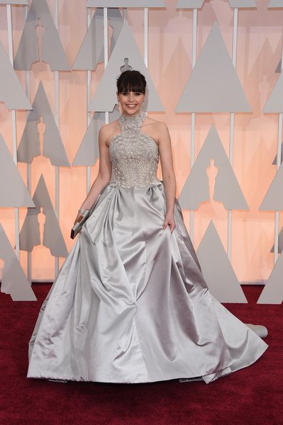 Felicity Jones - Arrivals at the 87th Annual Academy Awards — Part 3