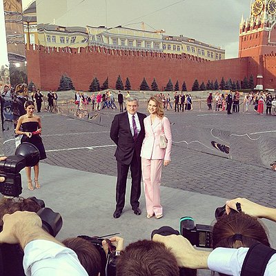 Сидни Толедано и Наталья Водянова на показе Christian Dior в Москве