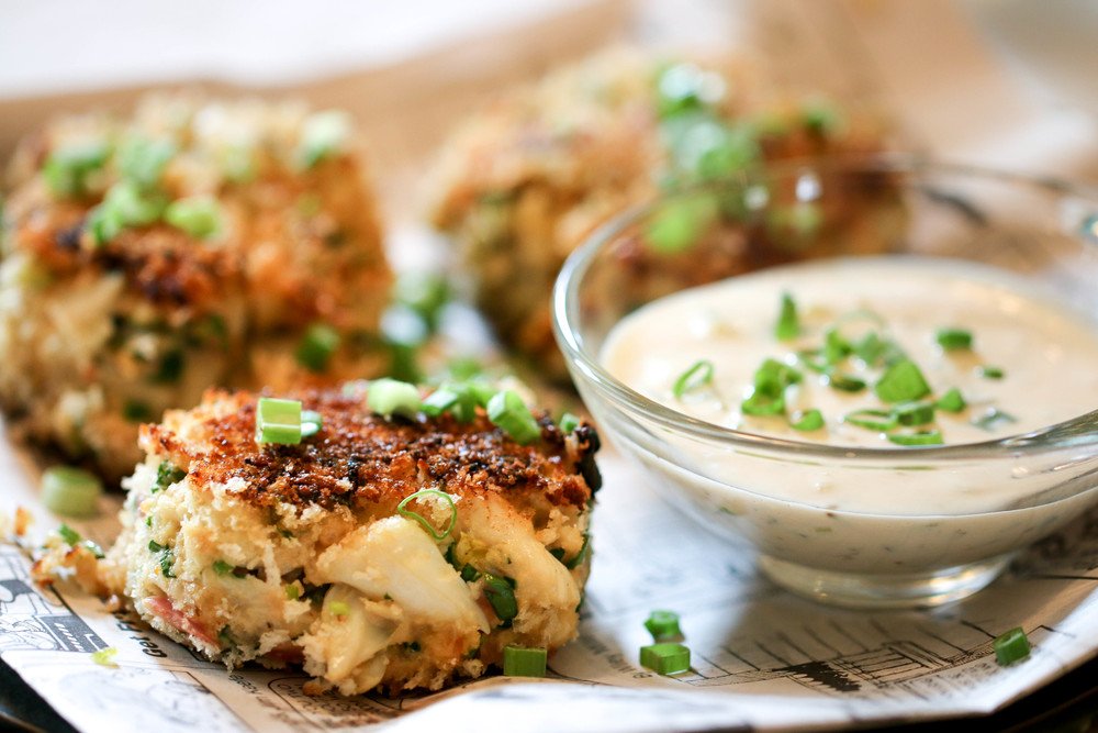 The Hungry Hounds— Cajun Crab Cakes with Jalapeno Remoulade