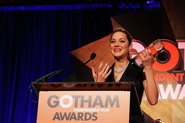 Марион Котийяр на церемонии Gotham Independent Film Awards