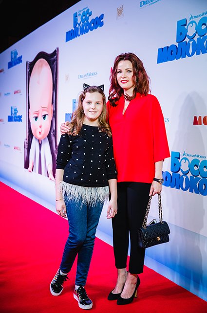 Екатерина Вуличенко с дочерью