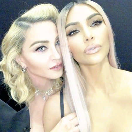 Мадонна и Ким Кардашьян