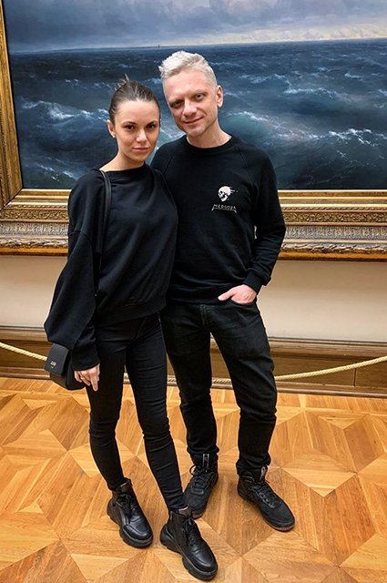 Александр Шаляпин с женой Анастасией