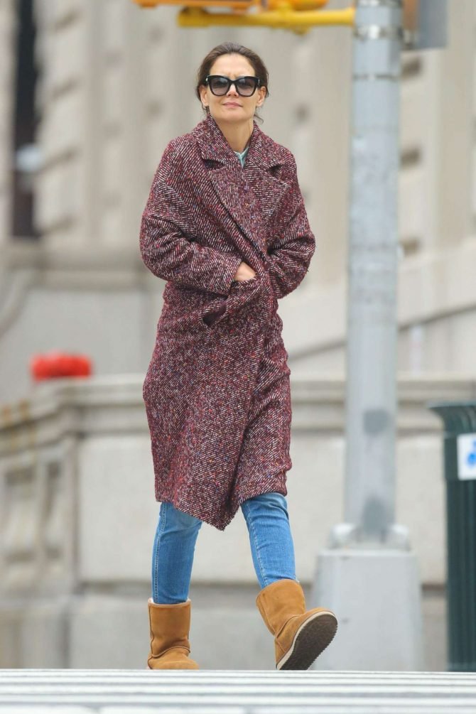 Katie Holmes: Out in New York -06
