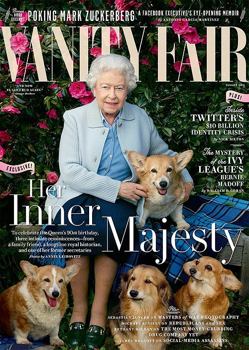 Королева Елизавета II на обложке Vanity Fair