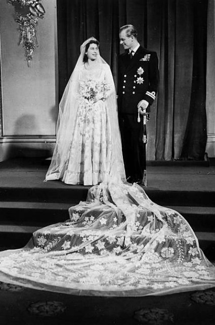 Принцесса Елизавета и принц Филипп 