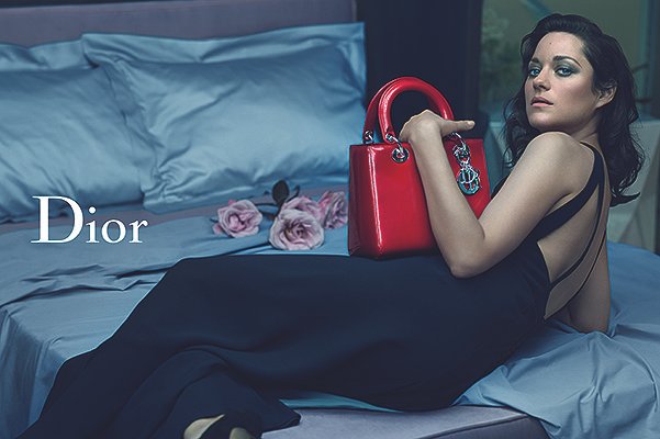 Марион Котийяр в рекламной кампании Dior