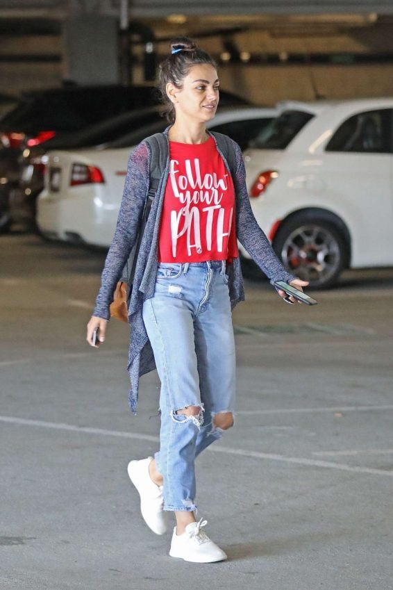 Mila Kunis 2019 : Mila Kunis â Arrives at a local nails salon in LA-01