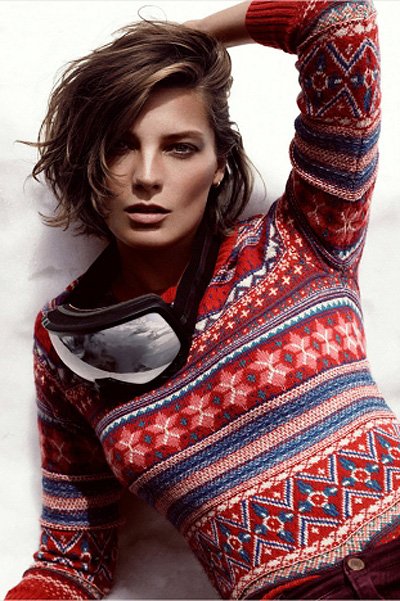 Дарья Вербова в рекламе зимней коллекции H&M