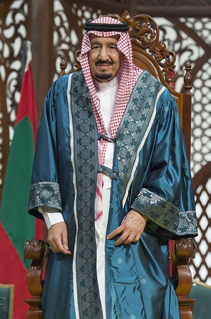 Король Саудовской Аравии Абдул-Азиз Аль Сауд в Малайзии