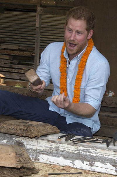 Принц Гарри в Непале