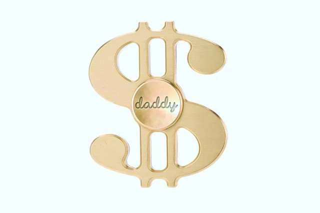 Золотой фиджет-спиннер Daddy Money, $15