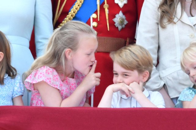 Саванна Филлипс и принц Джордж. Июнь 2018 года