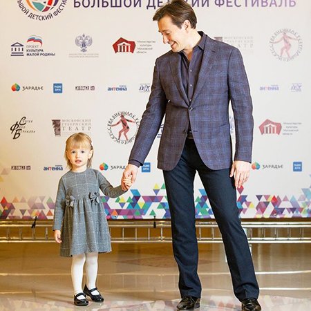 Сергей Безруков с дочерью Машей