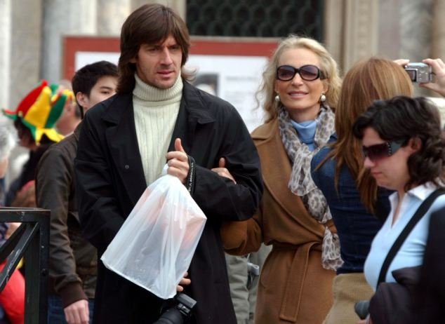 Princess Michael of Kent with Russian millionaire Mikhail Kravchenko, 40, in Venice where the Princess spent four days with Kravchenko, sharing a suite at the Cipriani