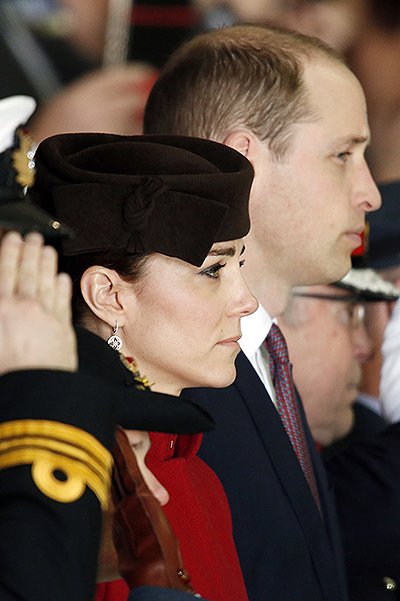 Кейт и Уильям на военном параде