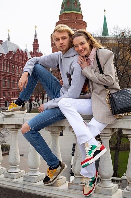 Лукас Портман и Наталья Водянова