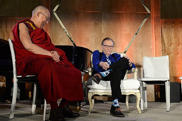 Далай-лама и Ларри Кинг