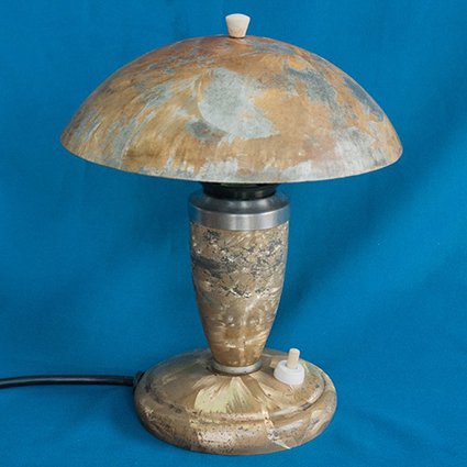 Винтажная лампа-гриб